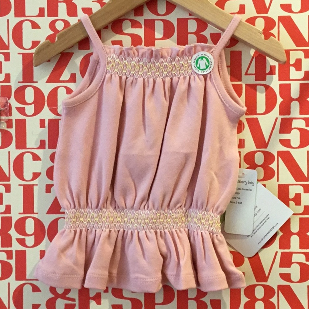 Silkberry Baby Smock Top, NEW WITH TAGS